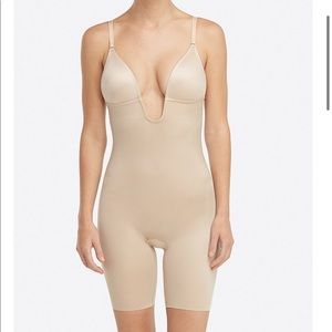 Spanx mid thigh body suit